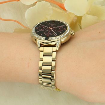 Garett Signature Stella Złoty Solid – smartwatch damski AMOLED, rozmowy Bluetooth, złota bransoleta cyrkonie.jpg